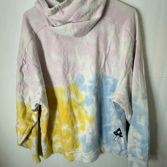VANS Off The Wall Graphic Hoodie Men's Small Tie Dye Pullover Multicolor Floral - Picture 6 of 6